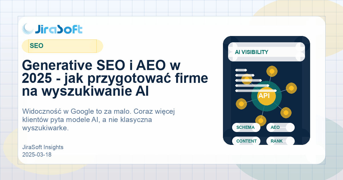 Generative SEO i AEO w 2025