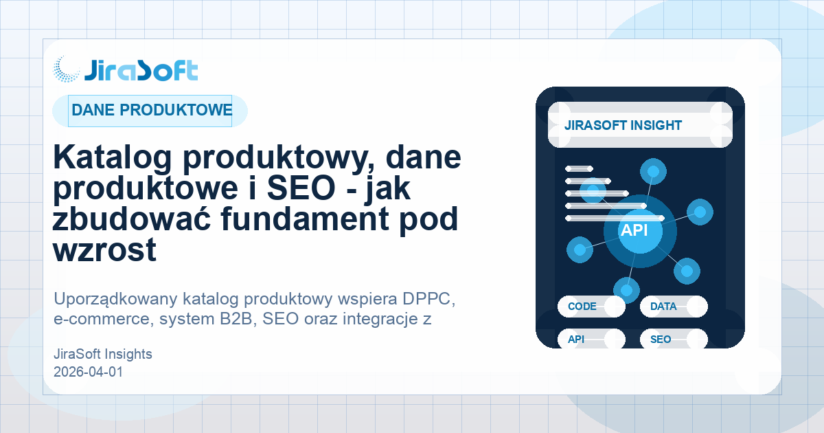 Katalog produktowy, dane produktowe i SEO